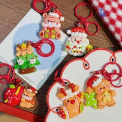 Móc Khoá Noel Mặt Charm To Cứng 16344