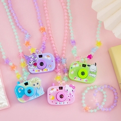Dây Chuyền+ Vòng Tay Máy Ảnh Chiếu Hoạt Hình Đủ Mẫu Cho Bé Cute 15537