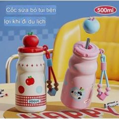 Bình Giữ Nhiệt VOGUE Nắp Quả Táo 500ml 17326