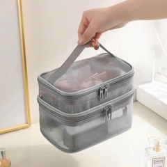 Túi Lưới Đựng Mỹ Phẩm Makeup 2 Tầng 17843