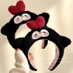 Cài Tóc Chim Cánh Cụt Đen Tim 15742