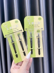 Set 2 Nhíp Nhổ Lông XINLILAI Ko Gỉ Đầu Bằng/ Xéo 13966