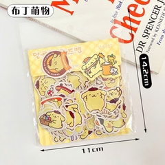 Set 100 Sticker Hoạt Hình Sanrio Cute 13962