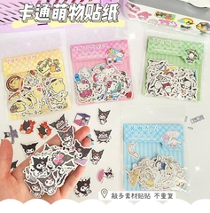 Set 100 Sticker Hoạt Hình Sanrio Cute 13962
