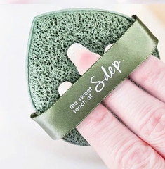 Set 2 Mút Rửa Mặt Bọt Biển Hình Giọt Nước 13956