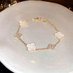 Vòng Tay May Mắn Cỏ 4 Lá Thời Trang 13953