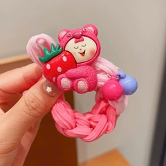 Cột Tóc Thun Bện Bản Lớn Đính Charm Xinh 13952