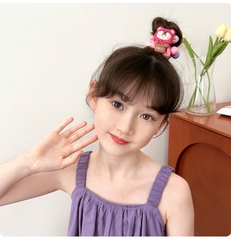 Cột Tóc Thun Bện Bản Lớn Đính Charm Xinh 13952