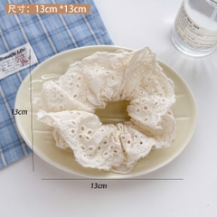 Cột Tóc Scrunchies Viền Bèo 2 Lớp 13949