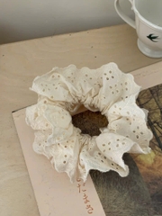 Cột Tóc Scrunchies Viền Bèo 2 Lớp 13949