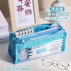 Túi Đựng Bút Mặt Trong YUBOSHI Nhiều Ngăn 13947