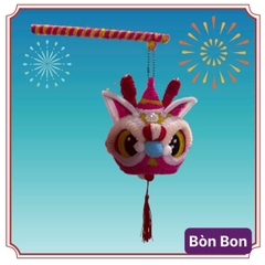 Lồng Đèn Đầu Lân Kẽm Nhung 13967