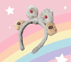 Cài Tóc Tai Thỏ Đính Charm Phối Capybara 2 Đầu Xinh 13921