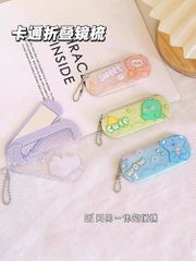 Gương Lược Gấp Gọn Hoạt Hình Cute 13923
