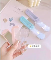 Gương Lược Gấp Gọn Hoạt Hình Cute 13923