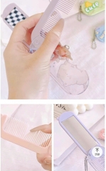 Gương Lược Gấp Gọn Hoạt Hình Cute 13923