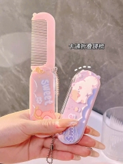 Gương Lược Gấp Gọn Hoạt Hình Cute 13923