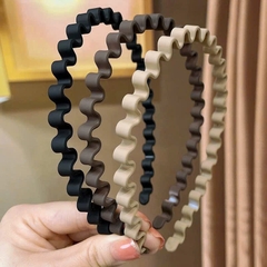 Cài Tóc Nhựa Sóng Đơn Giản Màu Trơn Thời Trang 5535