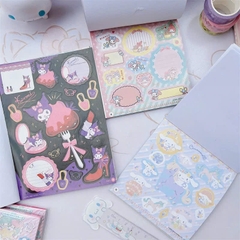 Sổ 24 Trang Sticker Cắt Sẵn 11.5*11.5cm Sanrio Cute 13912