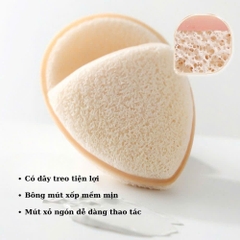 Mút Rửa Mặt Bọt Biển Hình Giọt Nước 13955