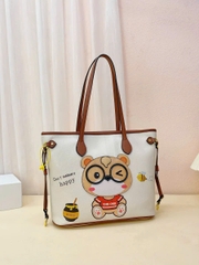 Túi Da Đeo Vai Hoạ Tiết Gấu Thời Trang 13908