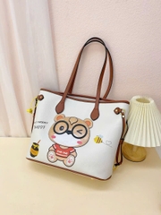 Túi Da Đeo Vai Hoạ Tiết Gấu Thời Trang 13908