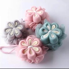 Bông Tắm Hình Hoa 6 Cánh 2 Lớp Tiện Dụng 13907