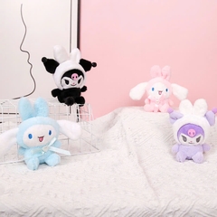 Móc Khoá Gấu Bông Sanrio Đính Nơ Tim 13850