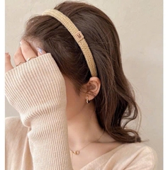 Cài Tóc Len 1cm Đính Tag Gấu Xinh 13568