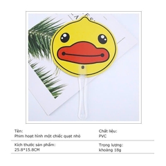 Quạt Nhựa Cầm Tay Hoạt Hình Cute Nhiều Đủ Mẫu 551 1311 3595