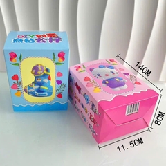 Bộ Tượng Đính Đá Hoạt Hình Hộp 12cm cho Bé 13766