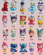 Bộ Tượng Đính Đá Hoạt Hình Hộp 12cm cho Bé 13766