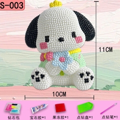 Bộ Tượng Đính Đá Hoạt Hình Hộp 12cm cho Bé 13766