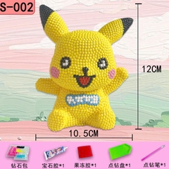 Bộ Tượng Đính Đá Hoạt Hình Hộp 12cm cho Bé 13766