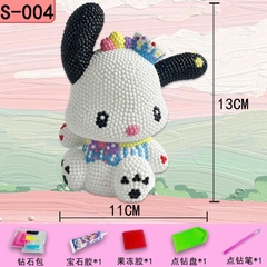 Bộ Tượng Đính Đá Hoạt Hình Hộp 12cm cho Bé 13766