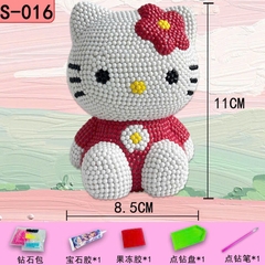 Bộ Tượng Đính Đá Hoạt Hình Hộp 12cm cho Bé 13766