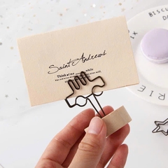 Giá Gỗ Tròn Kẹp Ảnh/ Ghi Chú Xinh Xắn 12300