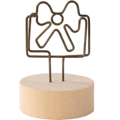 Giá Gỗ Tròn Kẹp Ảnh/ Ghi Chú Xinh Xắn 12300