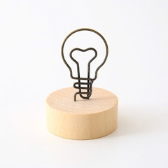 Giá Gỗ Tròn Kẹp Ảnh/ Ghi Chú Xinh Xắn 12300