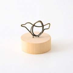 Giá Gỗ Tròn Kẹp Ảnh/ Ghi Chú Xinh Xắn 12300