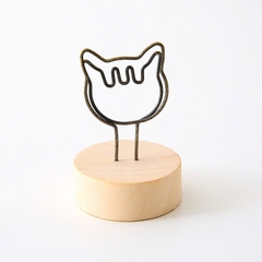 Giá Gỗ Tròn Kẹp Ảnh/ Ghi Chú Xinh Xắn 12300