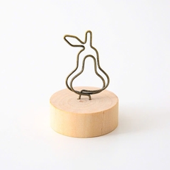 Giá Gỗ Tròn Kẹp Ảnh/ Ghi Chú Xinh Xắn 12300