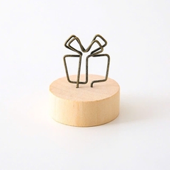 Giá Gỗ Tròn Kẹp Ảnh/ Ghi Chú Xinh Xắn 12300