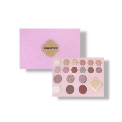 Phấn Mắt 19 Ô Nhũ Vỏ Hộp Kim Tuyến Ruhuatuo 9582