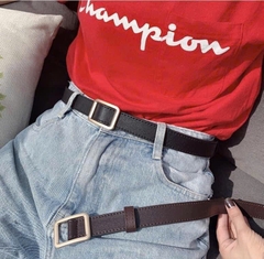 Thắt Lưng Dây Da Mặt Vuông Thời Trang Unisex 1508