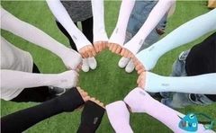 Găng Tay Chống Nắng Xỏ Ngón Let's Slim Thời Trang 3038 3039