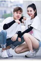 Găng Tay Chống Nắng Xỏ Ngón Let's Slim Thời Trang 3038 3039