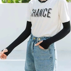 Găng Tay Chống Nắng Xỏ Ngón Let's Slim Thời Trang 3038 3039