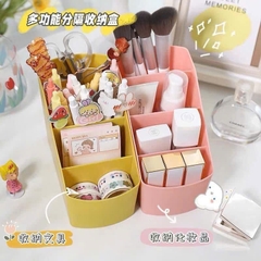 Khay Nhựa 4 Ngăn Đựng Đồ Đa Năng Hoạt Hình 9107