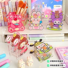 Ống Đựng Bút Trong Suốt Cute 9cm 11720